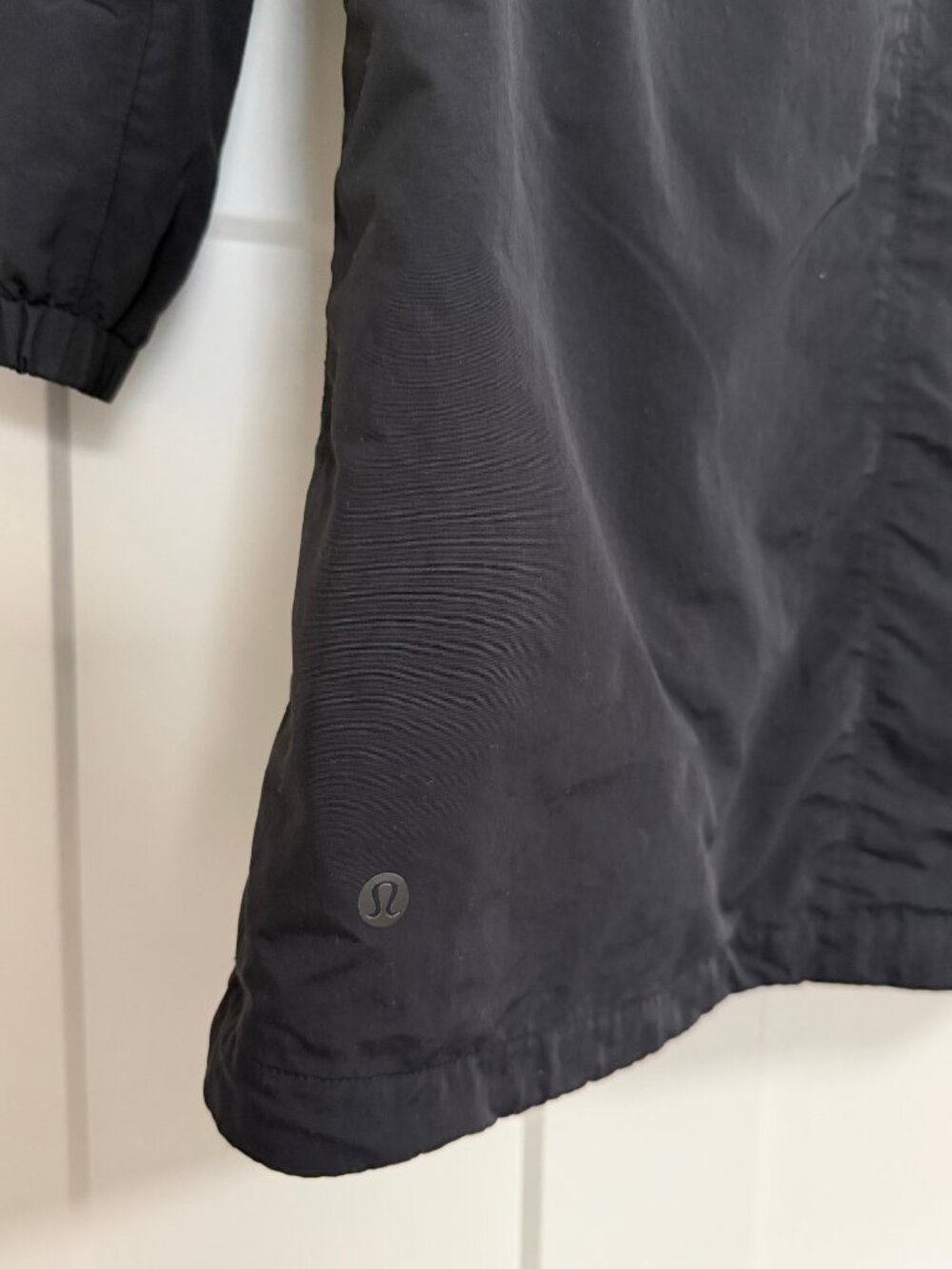Lululemon Easy As Jacket Black Hooded Full Zip Size 8 - Picture 7 of 9